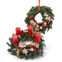 Christmas set of wreaths